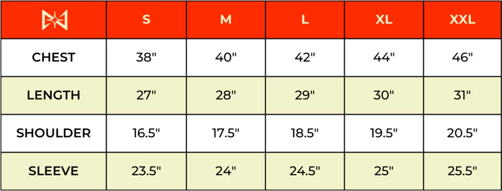 Size Chart – Nemesis